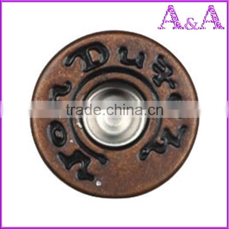 hot sale metal jeans button