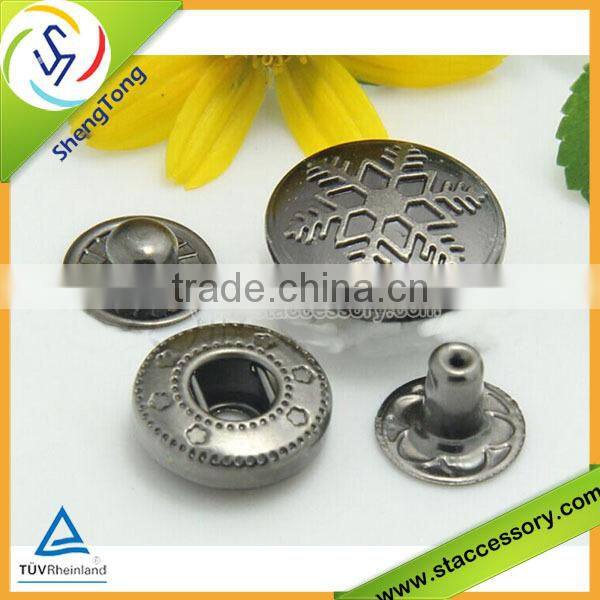 High quality metal snap button wholesae hot selling for DIY or clothes accessories