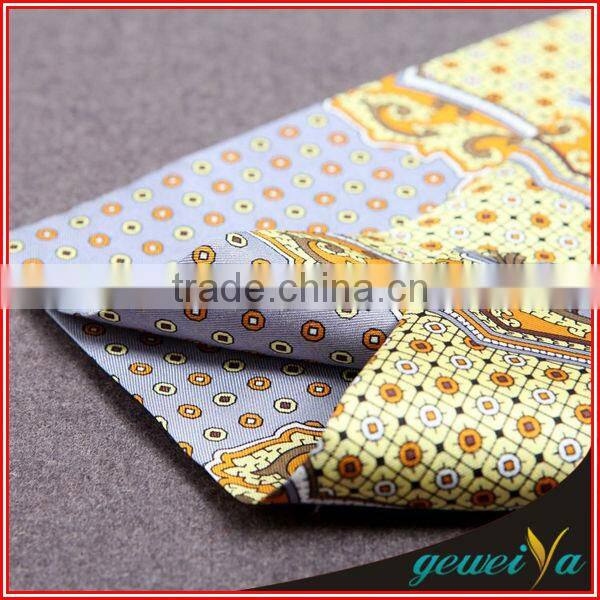 Custom Luxury Printed Pocket Silk Suit Handkerchief