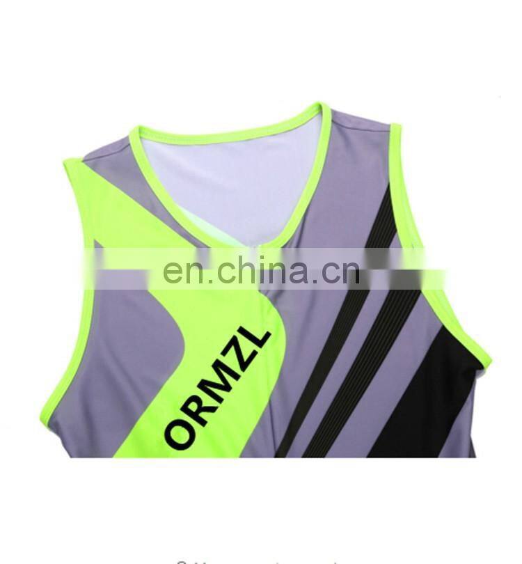 Hot selling cheap price sublimation triathlon cycling wear