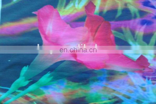 Shaoxing winfar Knit Jersey 95 Polyester 5 Elastane DTY Scuba 4 Way Stretch Custom Digital Printing Fabric