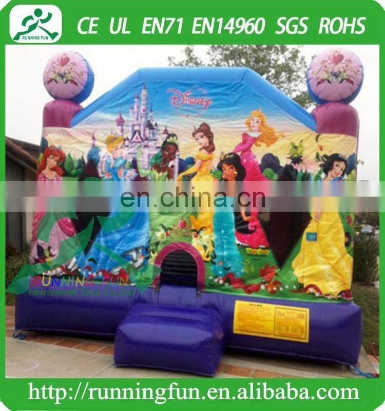 Princess inflatable large jump, inflatable large bounce house