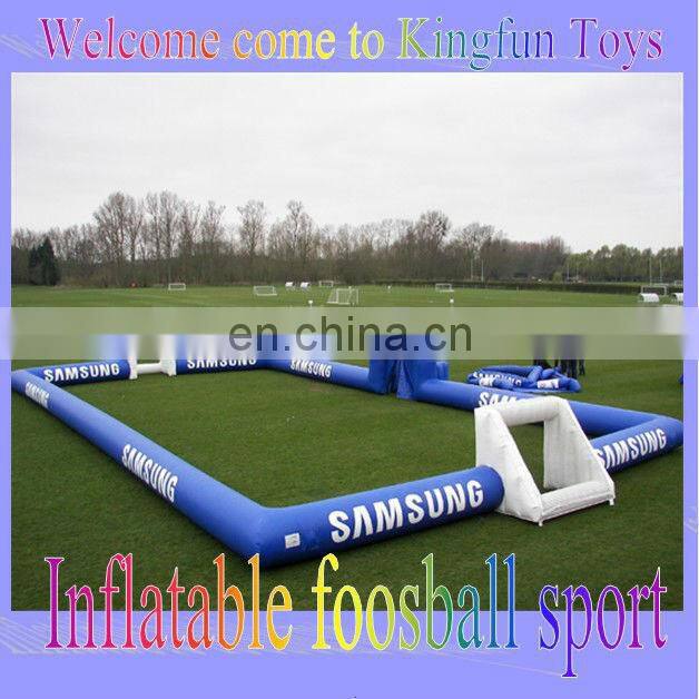 20L*10W inflatable soccer field,inflatable football pitch sport games