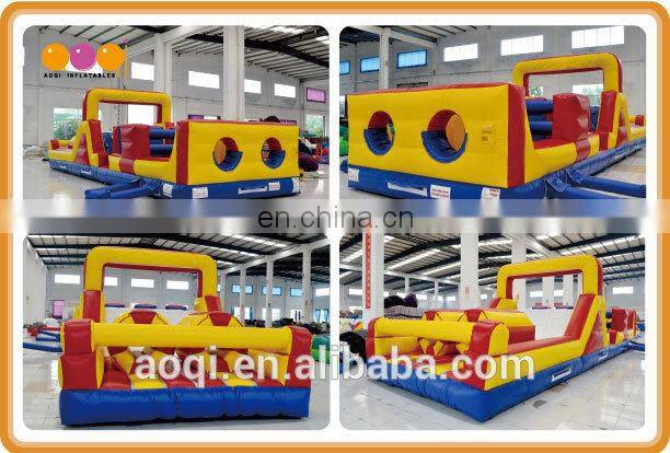 AOQI best quality adult bounce house obstacle course for sale
