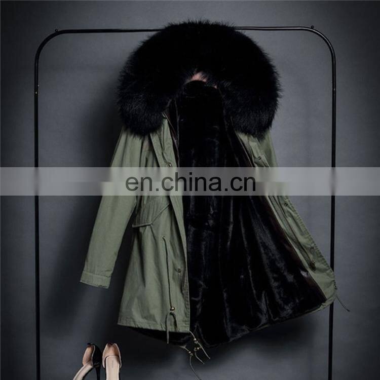 New arrival fur parka parka for women with great price