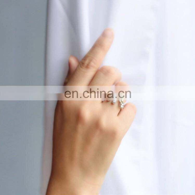 Best Selling Products Open Silver Rhinestone Music Note Rings Wedding Band