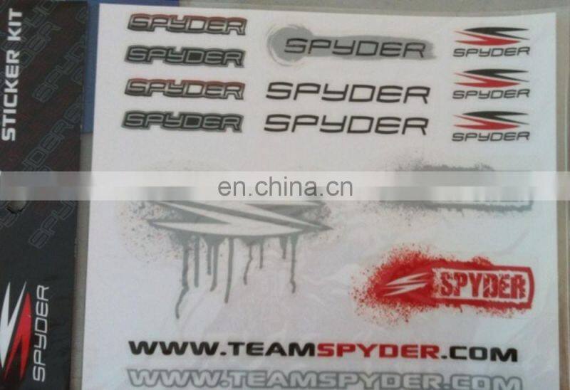 motorcycle sticker and advertising easy removeable car bumper sticker for cars