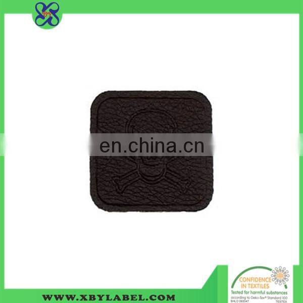 Wholesale pu leather patch leather iron on patches