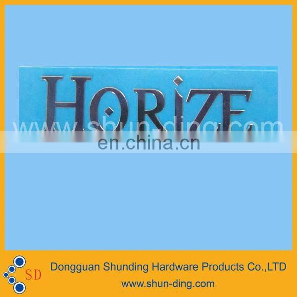 Adhesive 3D alphabet letter sticker