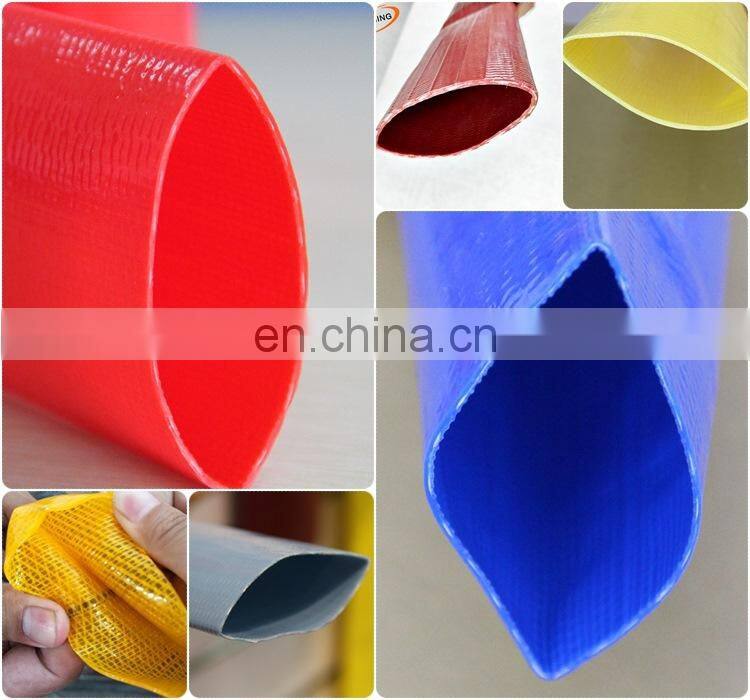 4 square pvc pipe flat hose tube for irrigation