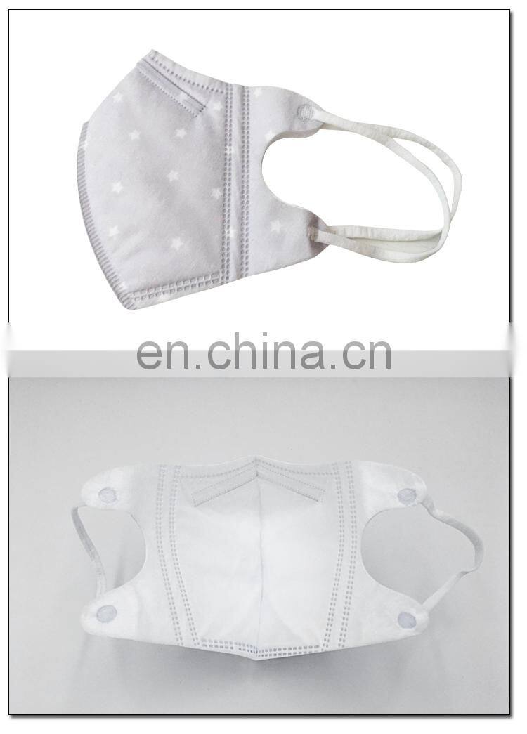New Pattern Customizable Reusable Air Filtering Mask with Ear Loop