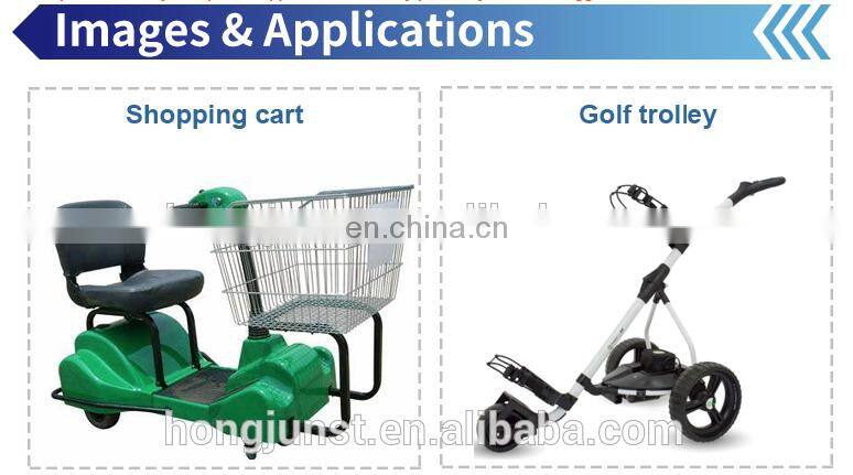 Low speed 4 inch hub motor with gear for trolley, for carts