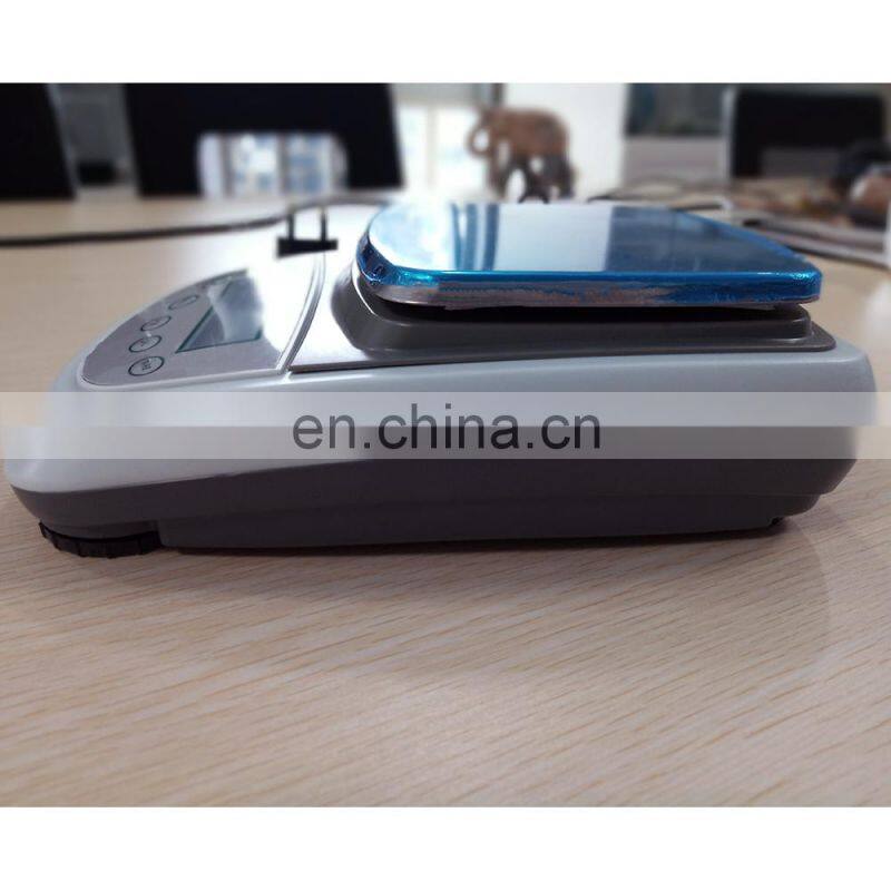 LCD Round Platter Precision Digital Weighing Balance Scales Weighing( 0.1g/0.01g; External Calibration)