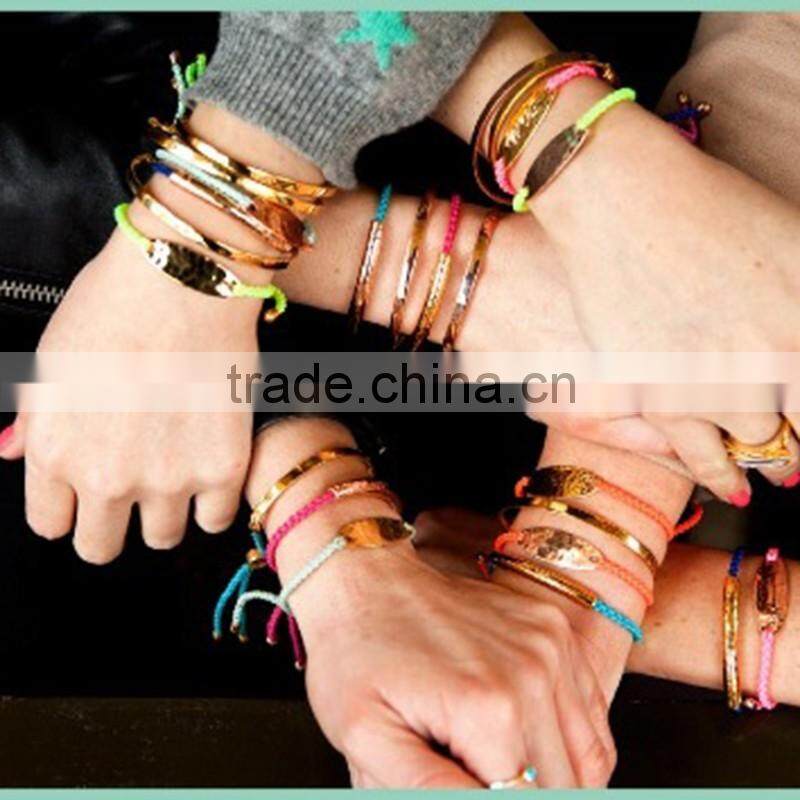 2016 wholesale gold bracelet designs ladies dubai bracelet stainless steel simple design bracelet for girls