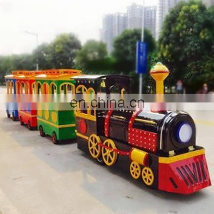 Amusement Park Equipment Playground Machine Kids Adult Game Family Thrilling Ride Chinese Supply Tourist Train Ride