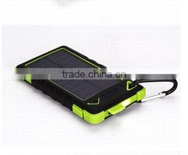 2015 new arrival 10000 mah solar power bank