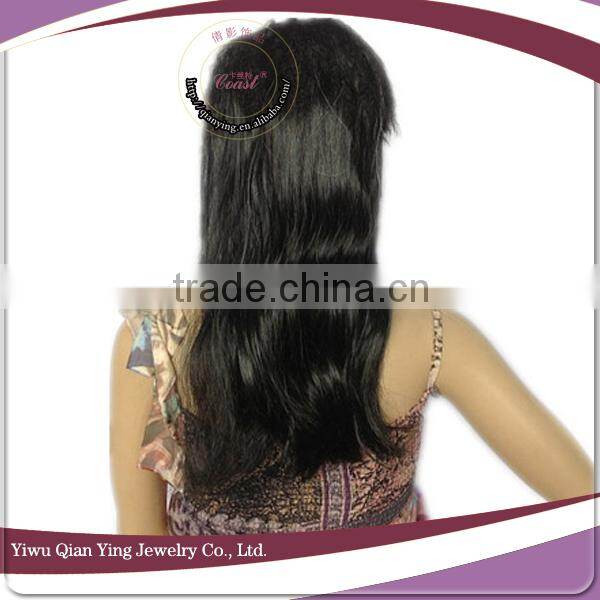 synthetic halloween wigs curly wig black and white wig