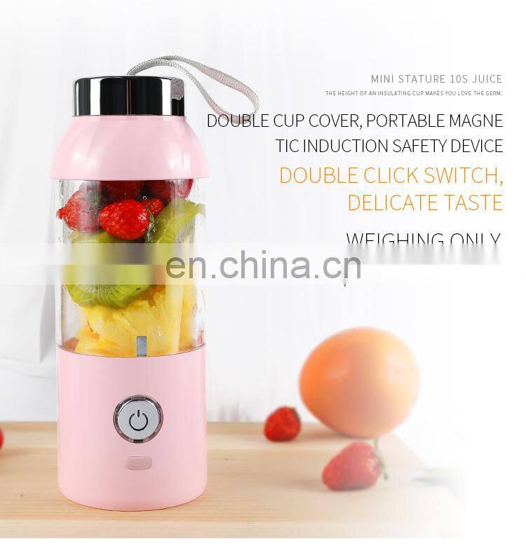 New USB Rechargeable 550ml Fruit Mixing Portable Juicer Blender