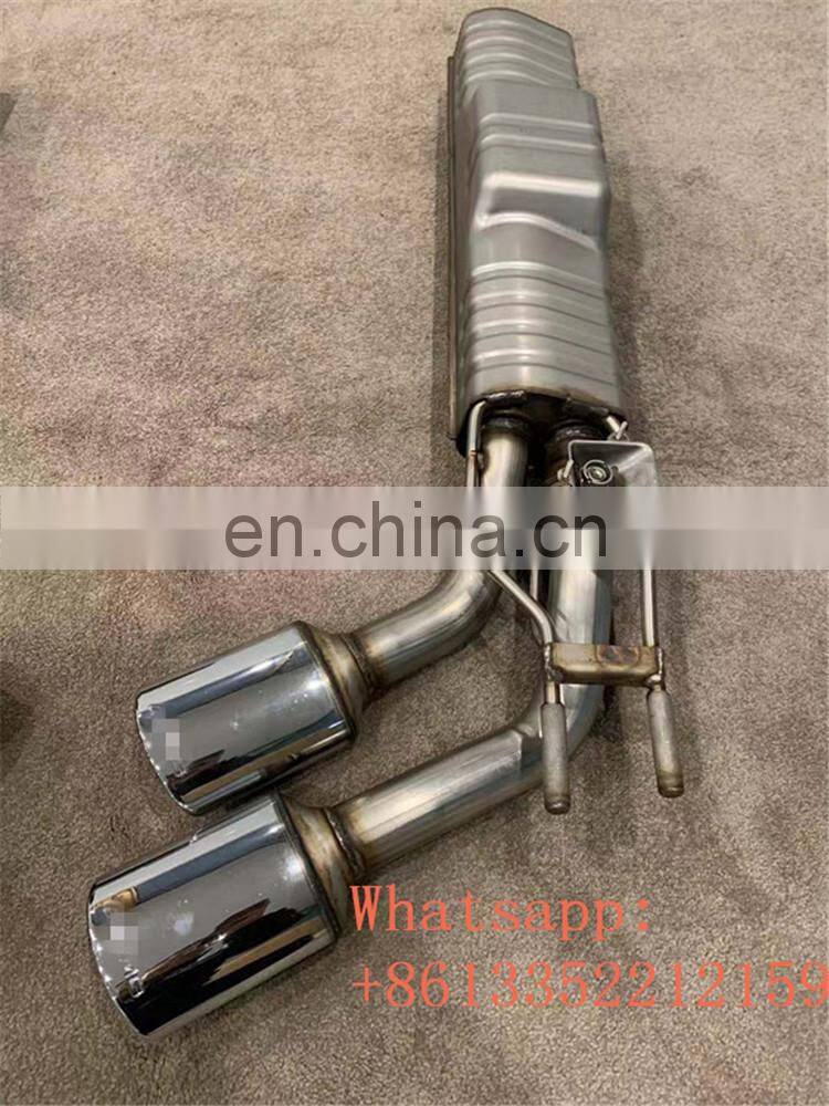 G class w463A Stainless steel material exhaust system for g class w463A W464 g65 g63 g500 4 tips exhaust muffler to sound bigger