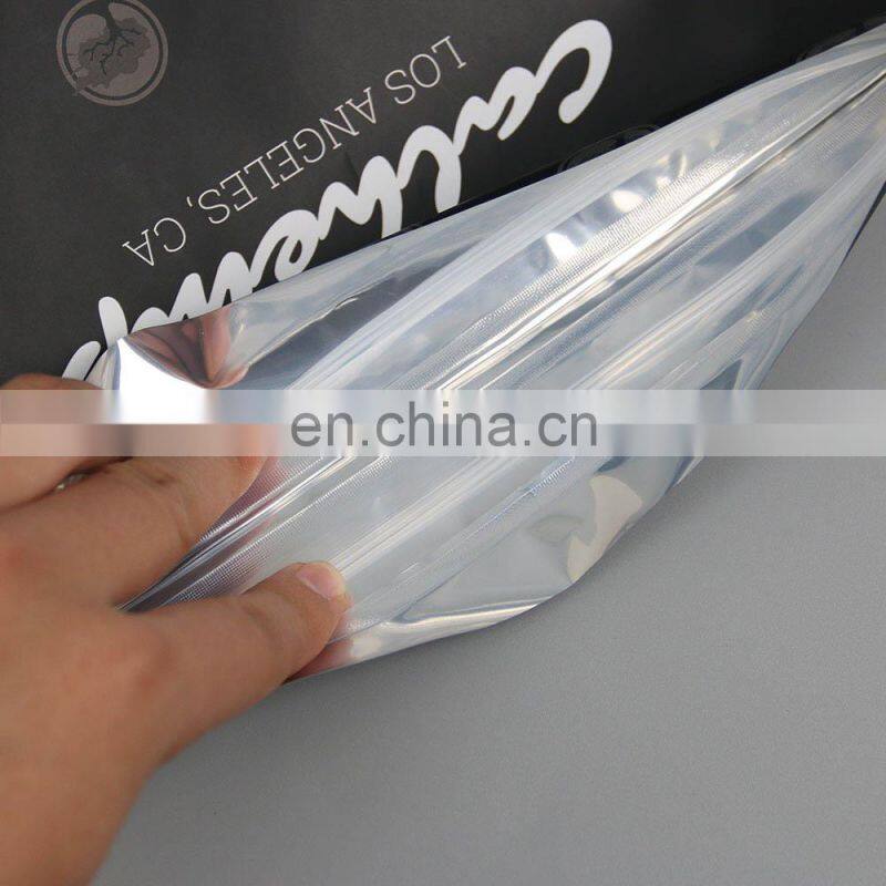 Biodegradable custom printed smell proof child resistant packaging pouch soft touch matt 1 pound lb 7g mylar gummies bag