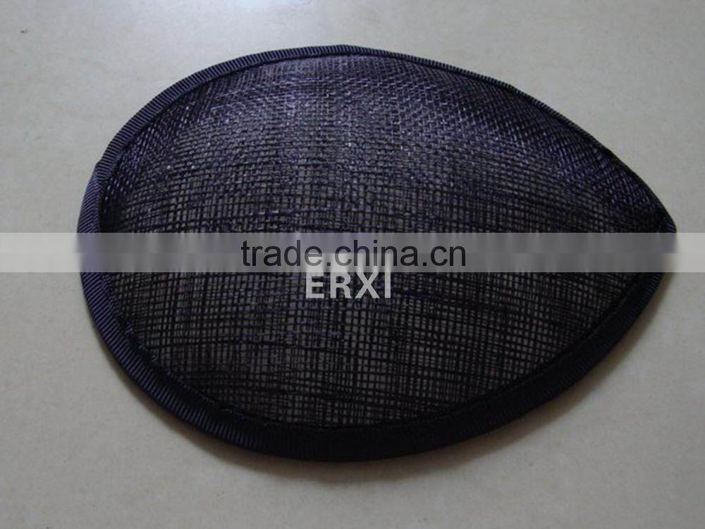 Wholesale Cerise Drop Sinamay Bridal Hat Hair Accessories Base