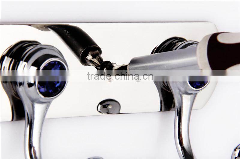 Wesda aluminum alloy bathroom wall hanger bathroom accessory hook 315