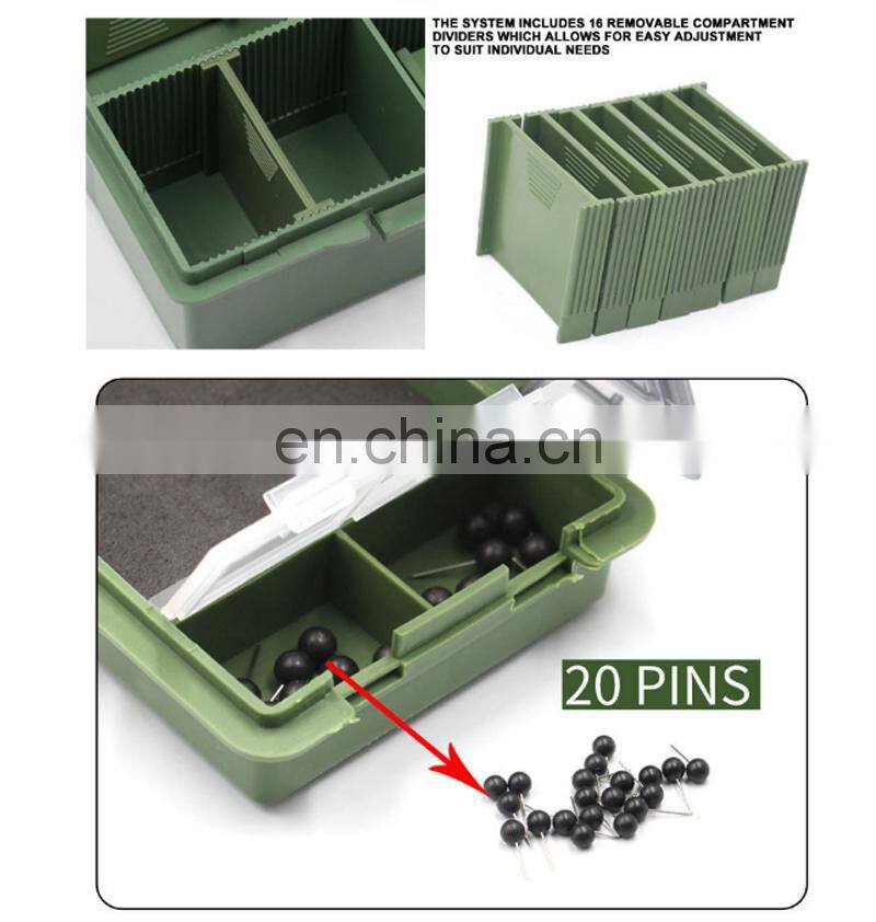 36.5*28.5*5.5cm Waterproof Carp Fishing Accessories Gear Large 7+1 Carp Fishing Tackle Box