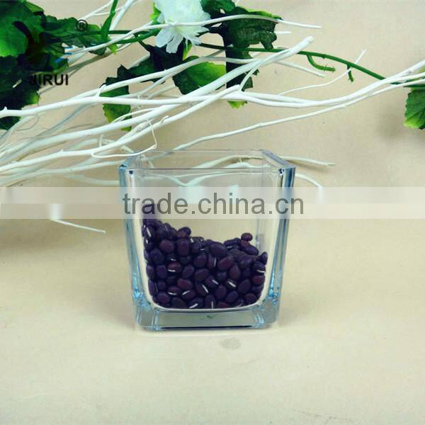 square glass fruit dish & clear glass fruit vessel & clear glass square fruit bowl