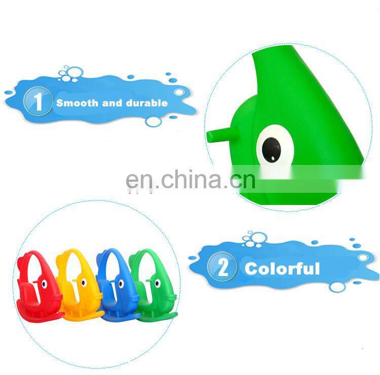 Kids popular indoor plastic fish rocking horse ride on toy for kindergarten use