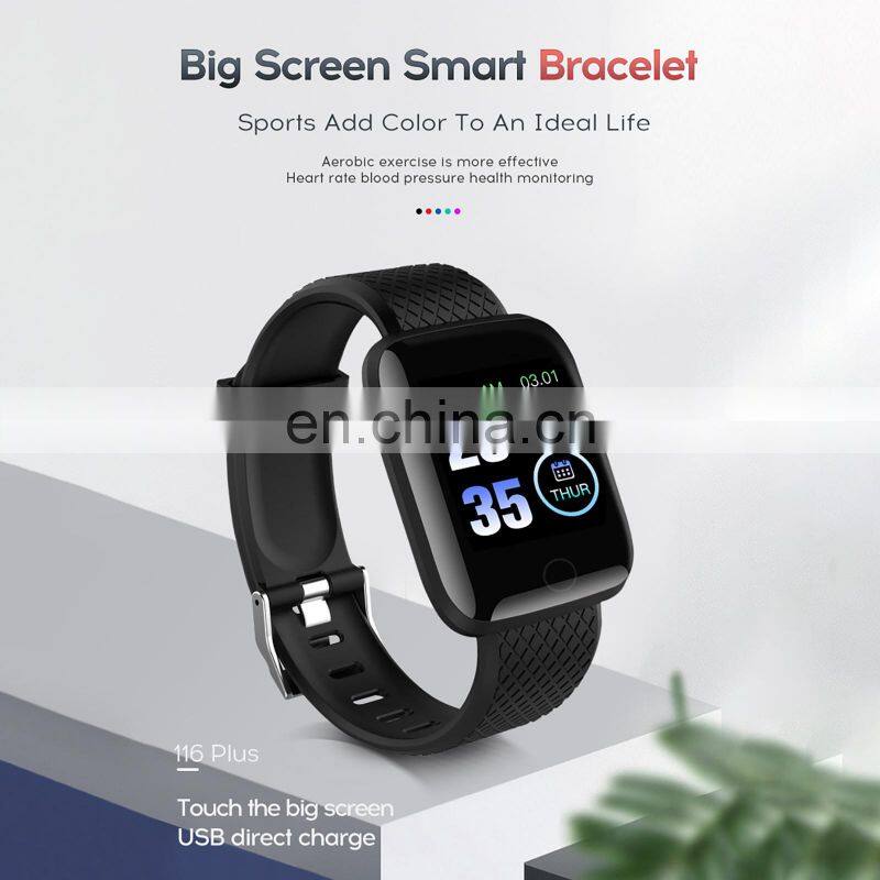 Smart Watch 116PLUS Luxury Man Sport Smartwatch Silicone Fitness Tracker smart watch band sport watch smart