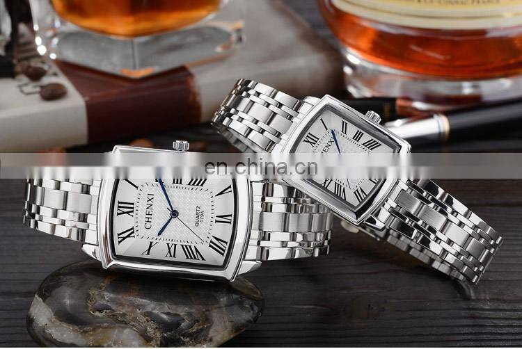 Chenxi 079A Casual Men Women Quartz Wristwatch Chronograph Roman dial Water Resistant Designer Couple Watch Lovers