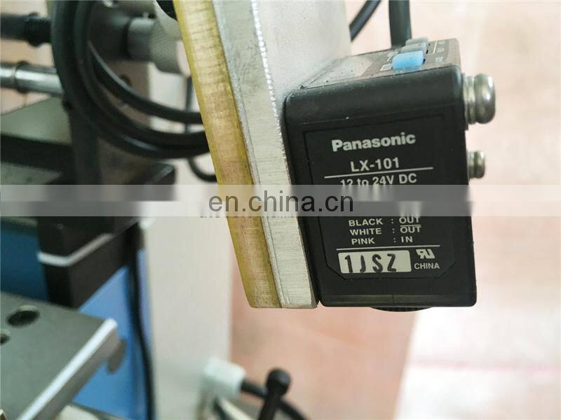 US3000 multifunction Automatic hot cold knife textile grosgrain ribbon garment apparel label cut and fold machine equipment