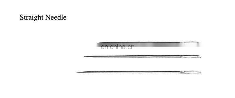 HDK Surgical Suture with Needle 420/304 Stainless Steel 1/2 3/8 1/4 round cutting reverse