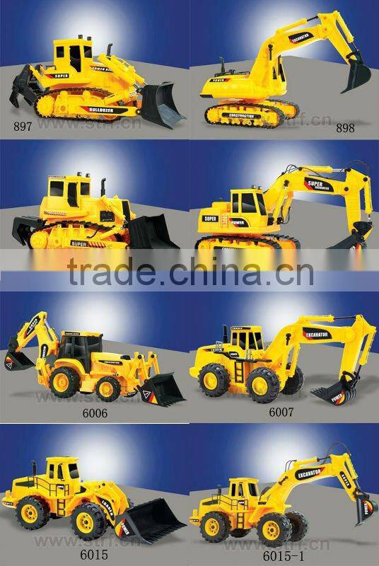 6 Channels Plastic Excavator Truck--S6016-1
