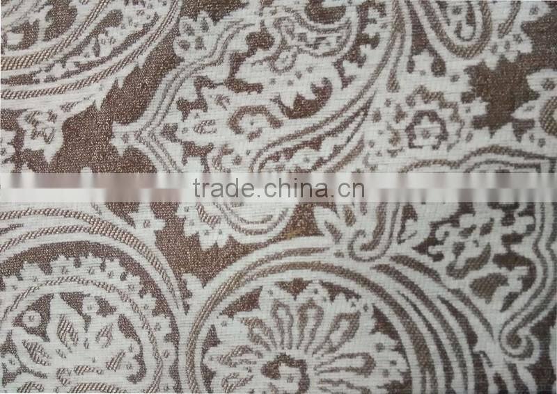 JYH modern chenille jacquard sofa fabric furnishing woven fabric