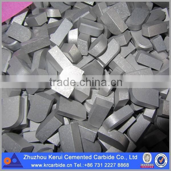 ZhuZhou brazed turning tool,brazing tip h13 grade yg6