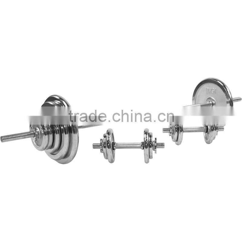 exercise equipment hard chromed olympic barbell set 100kg