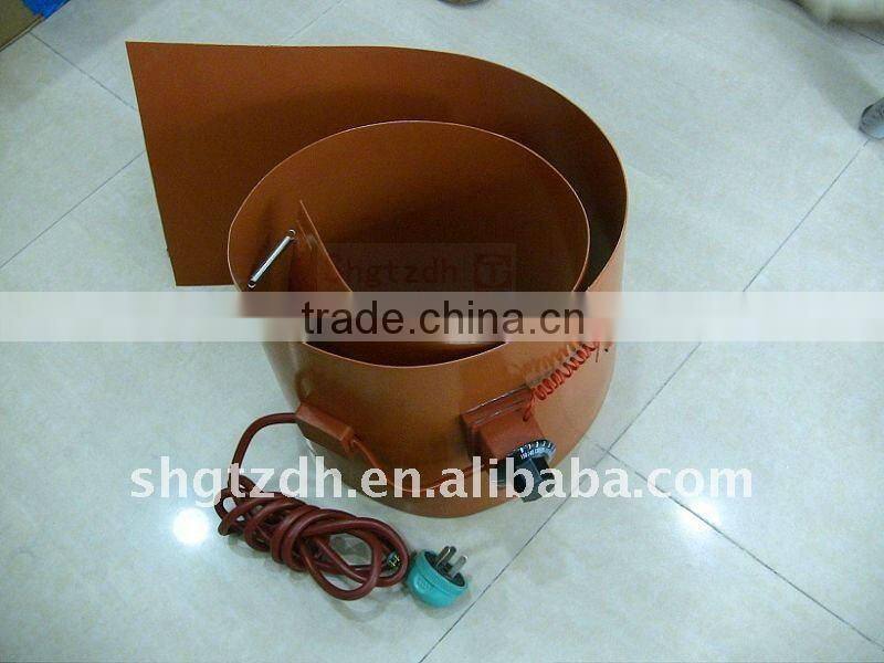 Flexible silicone rubber heater