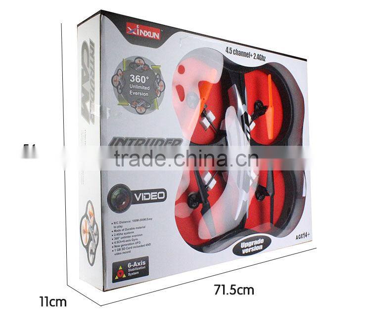 2014 New Product X30V RC UFO X30V 2.4G 4ch 4-AXIS RTF Drone epo foam rc Quadcopter with camera