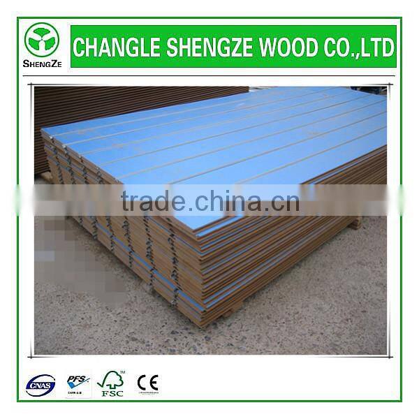 MDF slatwall/ slotboard 18mm