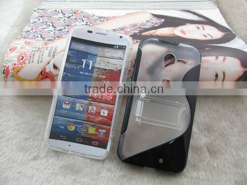 S line TPU PC cell phone case for moto XT1055