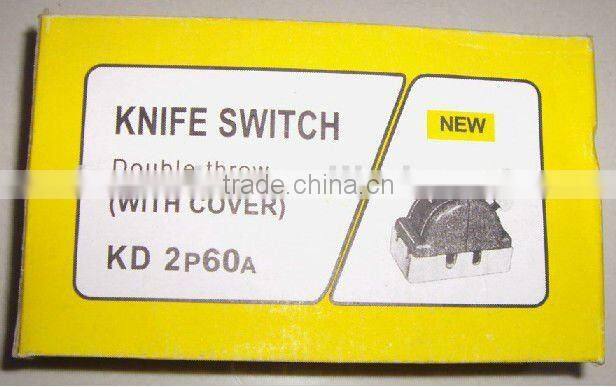 knife switch 2 pole double thrown 60A/600V