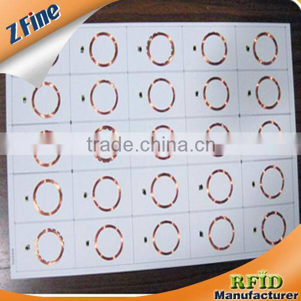 High quality PVC A4 (2*5) smart card inlay