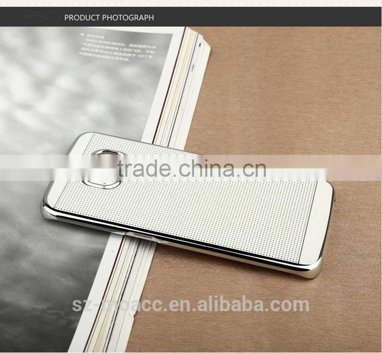 Fashion slim electroplating pc hard case for samsung galaxy s6
