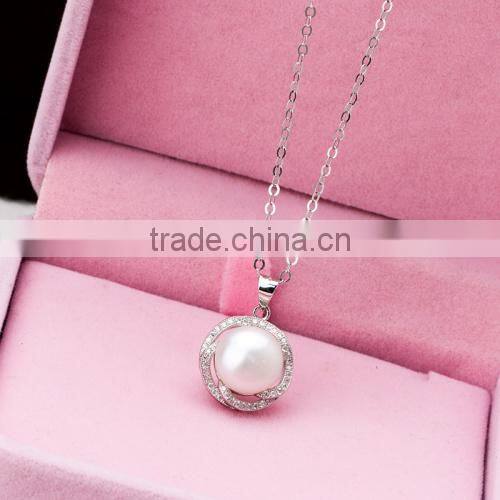 hot sale silver925 jewelry freshwater pearl necklace for female