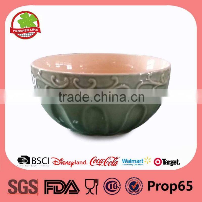 Glaze Custom Cheap Ceremic Stoneware Bowl Wholesale
