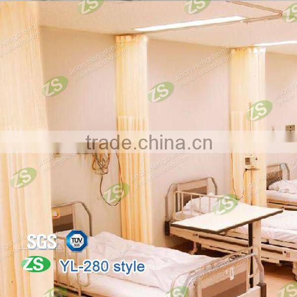polyester flame retardant privacy rail ceiling curtain
