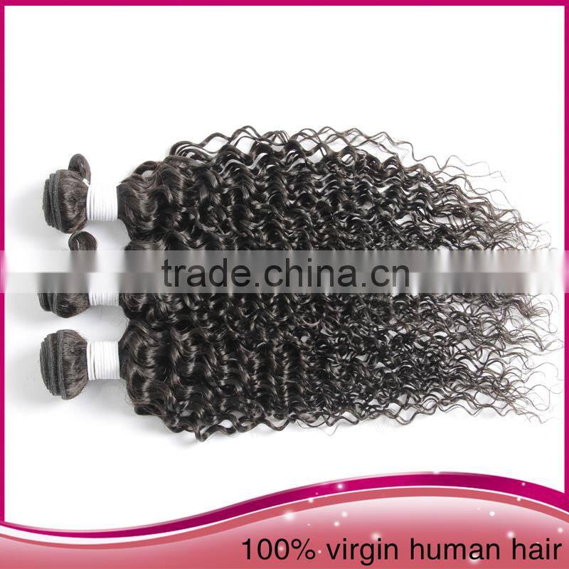 Unprocessed pure remy human hair100% virgin peruvian hair weft /weave