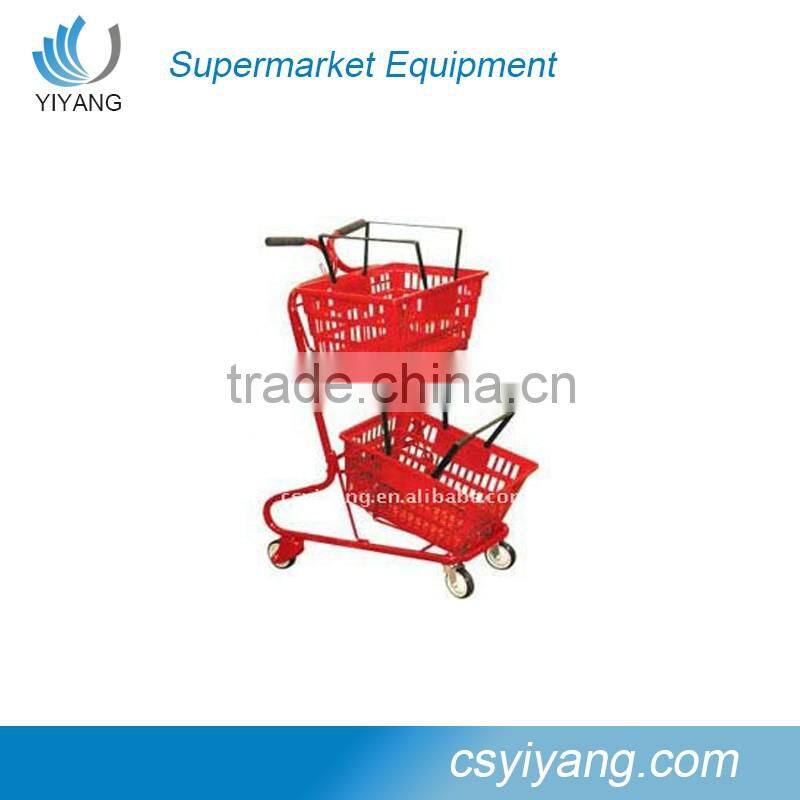hypermarket plastic shopping cart