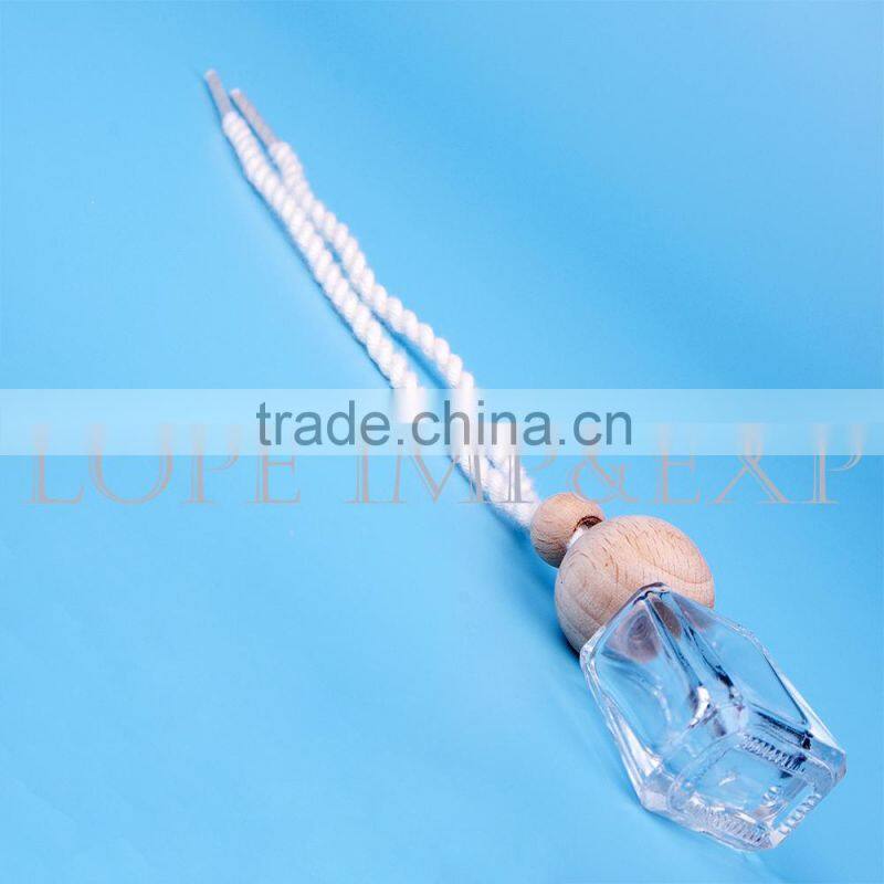 7ml Trapezium Empty Hanging Car Perfume Bottle